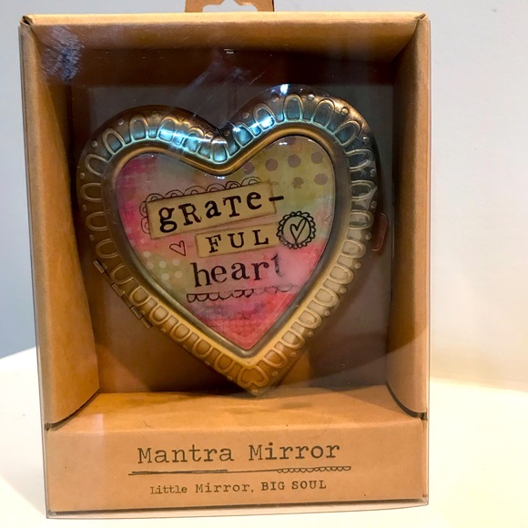 Demdaco Other - NWT Kelly Rae Roberts Heart shaped Mantra Mirror
